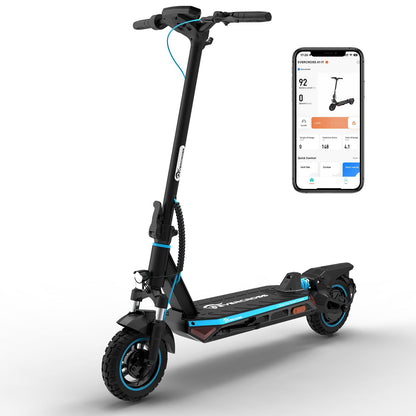 Scooter électrique adulte Evercross A1 - Commandes d'application de banlieue portables de 800 watts