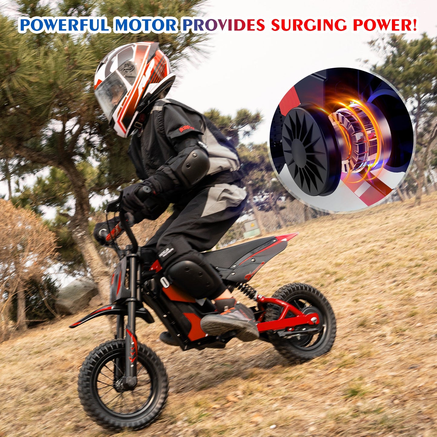 EVERCROSS EV12M Electric Dirt Bike For Kids,Safety Control