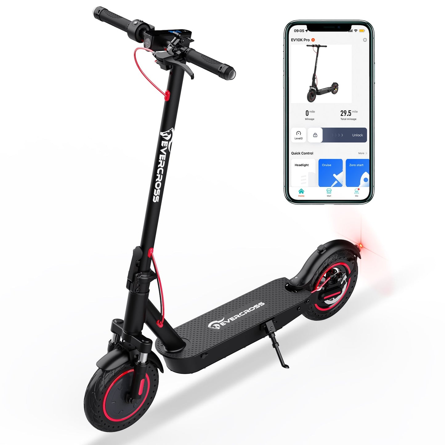 Batterie de remplacement EVERCROSS pour scooter électrique EV10K PRO (36V 10,4Ah)